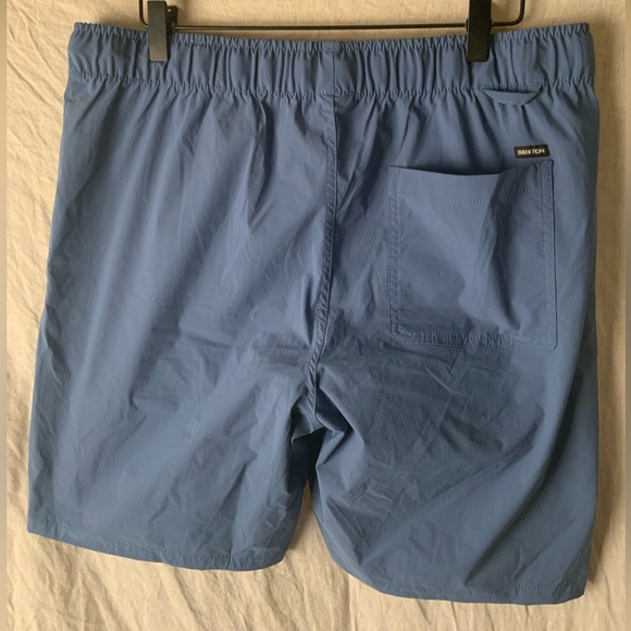 Brixton Steady Cinch Utility Blue Shorts - Picture 3 of 3